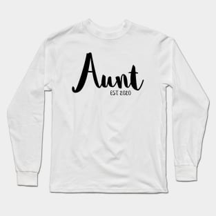 Aunt est. 2020 Long Sleeve T-Shirt